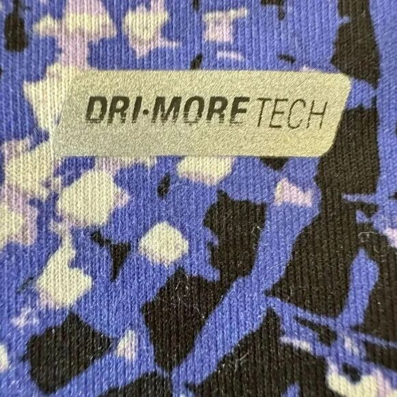 Danskin Now Tank Top Sleeveless Racerback Blue Dri More Tech Build M - Picture 10 of 12